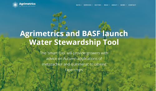 Agrimetrics web site
